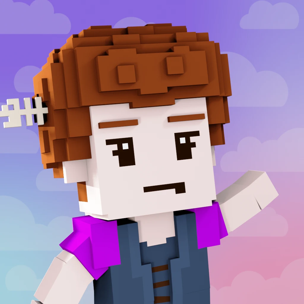 Pirate #6386 voxel render