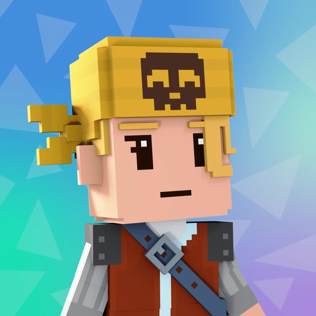 Pirate #6388 voxel render