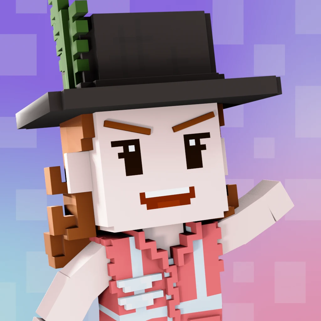 Pirate #639 voxel render