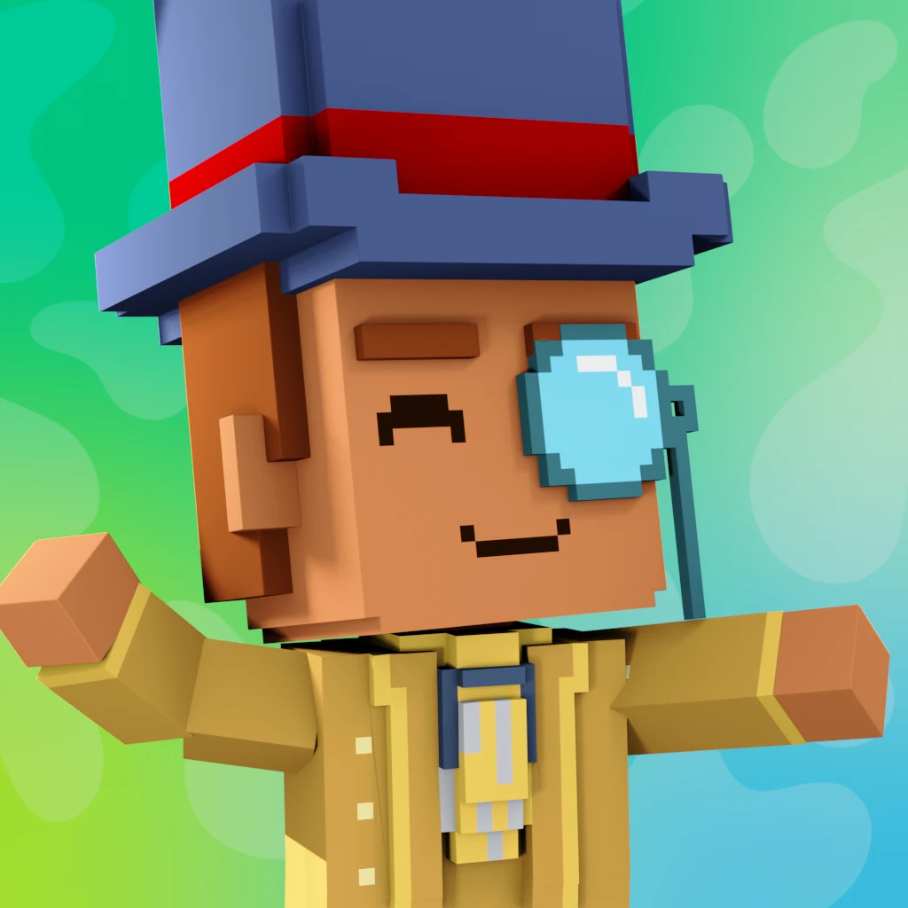Pirate #6395 voxel render