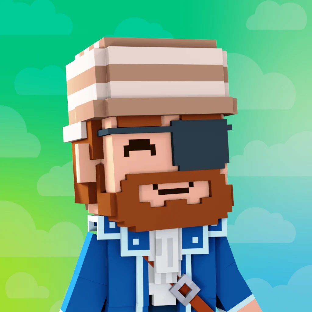 Pirate #6398 voxel render