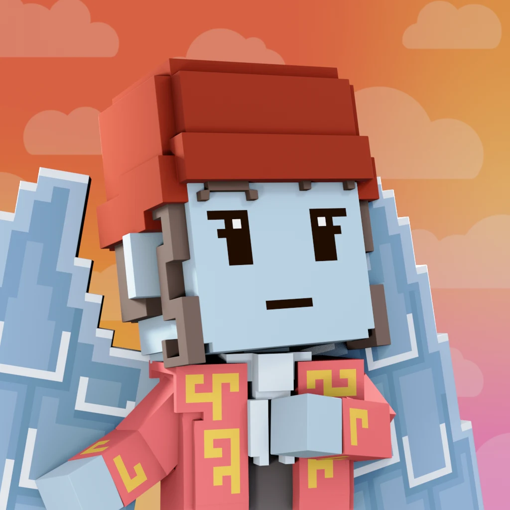 Pirate #6399 voxel render