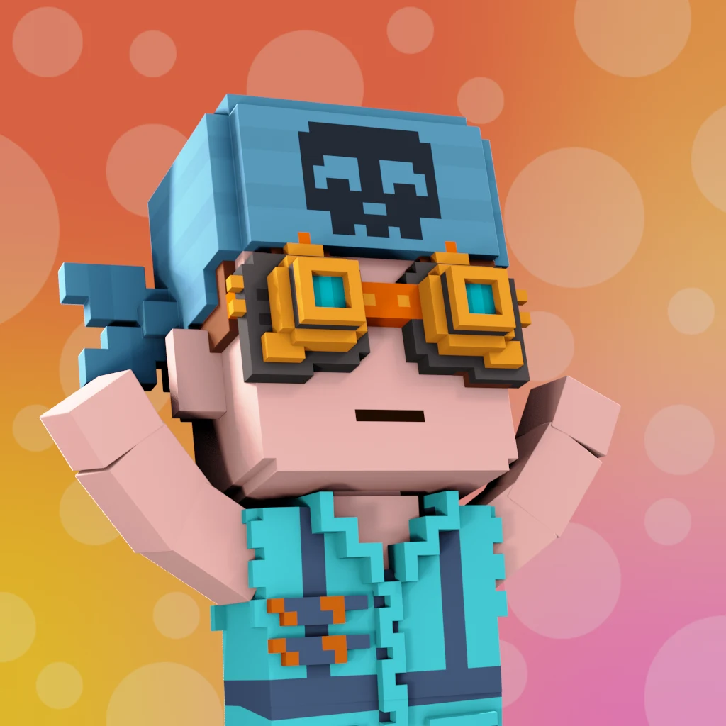 Pirate #64 voxel render