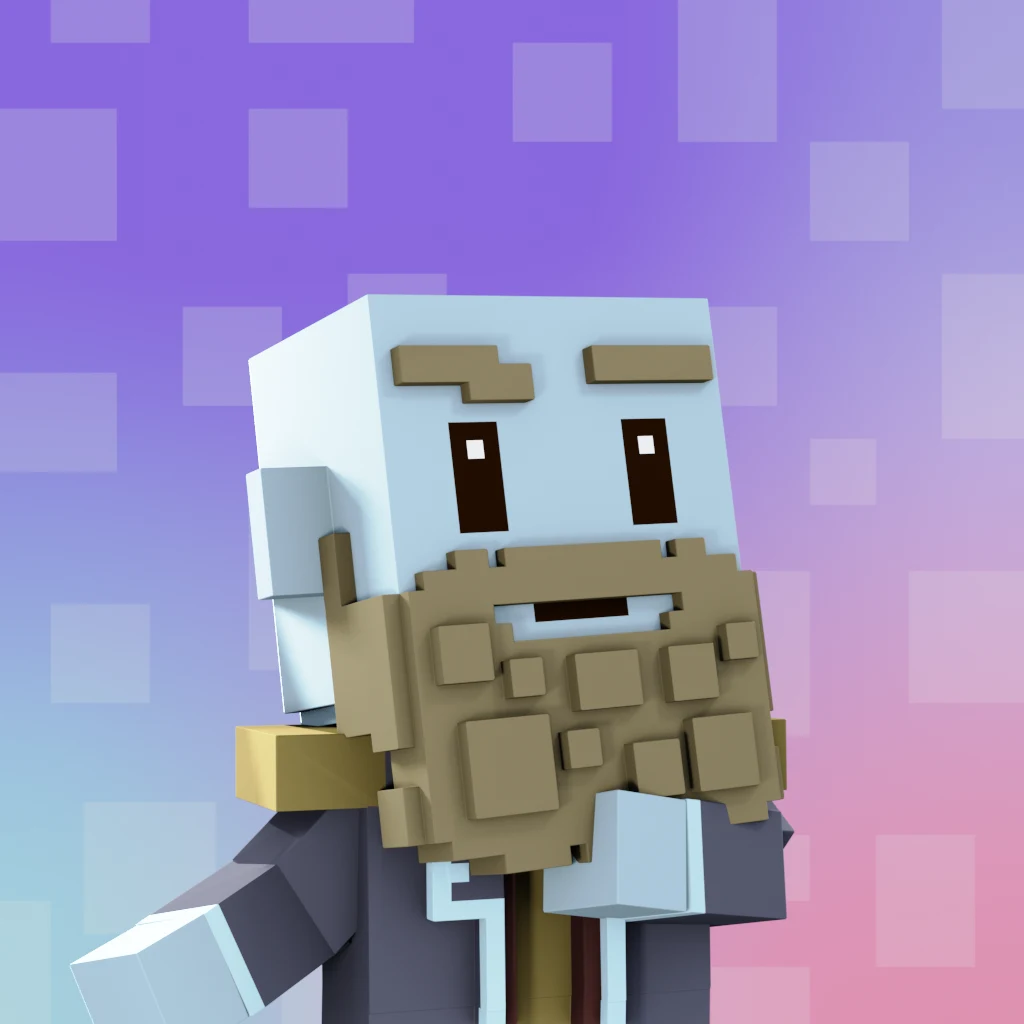Pirate #640 voxel render