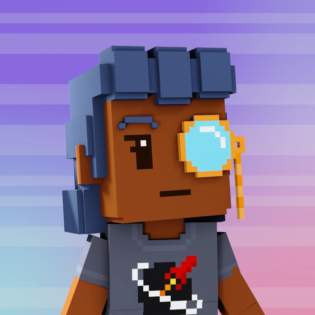 Pirate #6400 voxel render