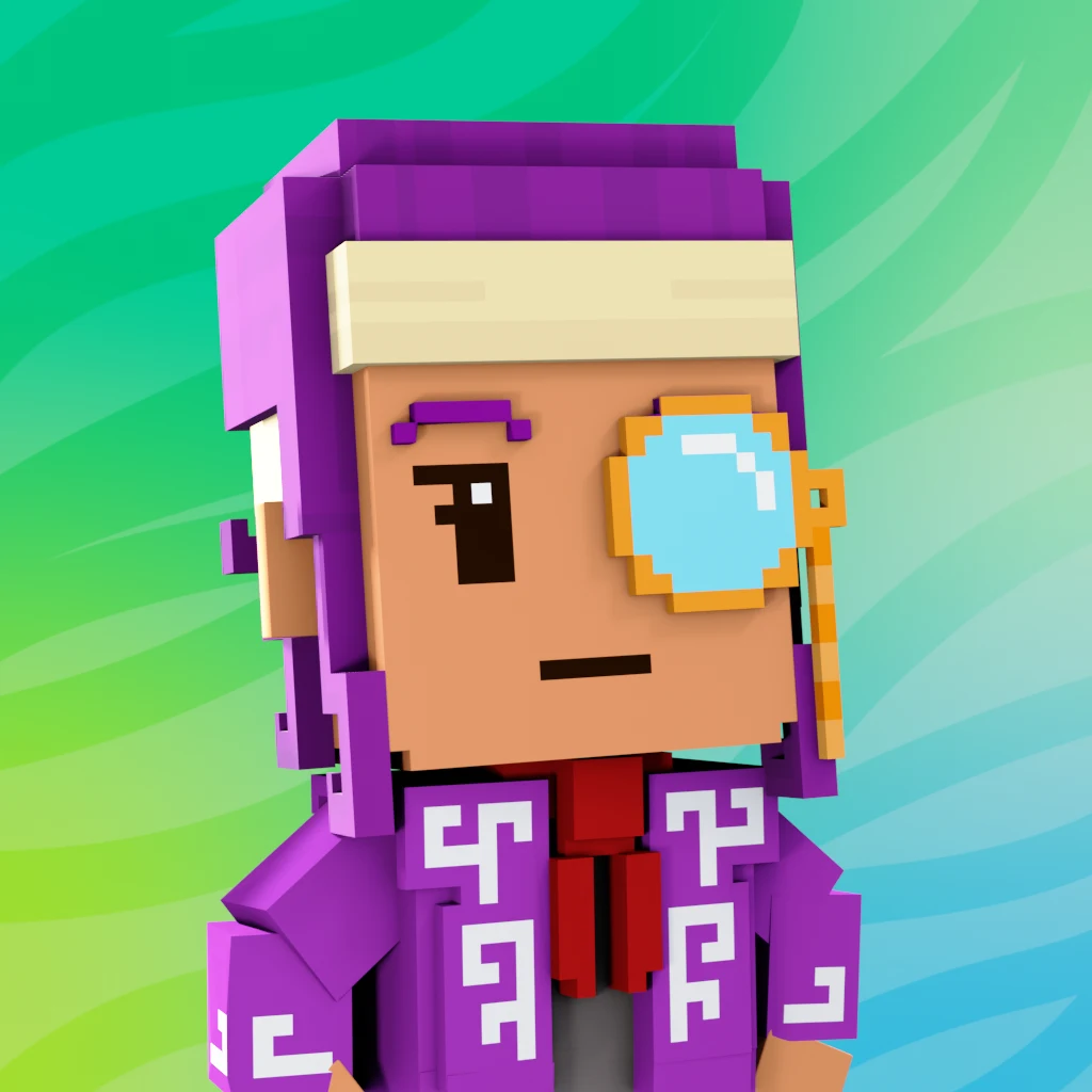 Pirate #6402 voxel render