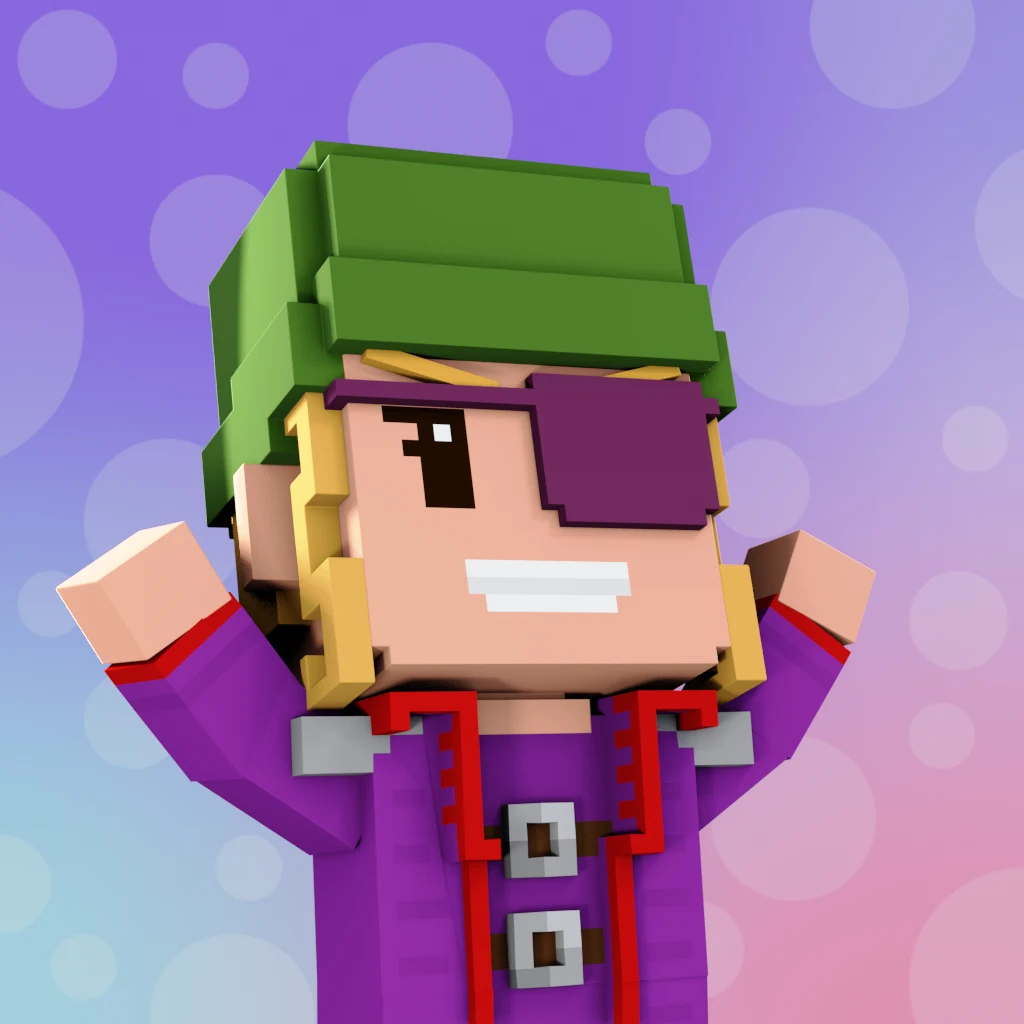 Pirate #6403 voxel render