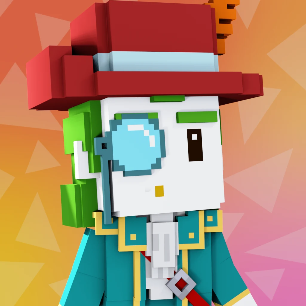 Pirate #6405 voxel render