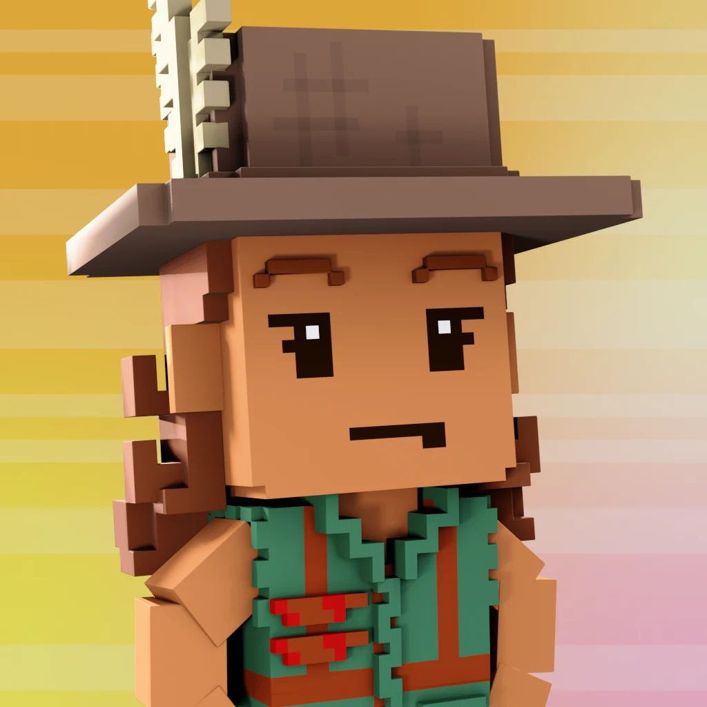 Pirate #6406 voxel render