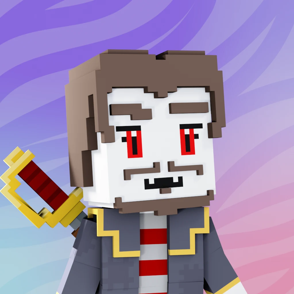 Pirate #6408 voxel render