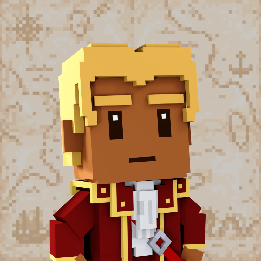 Pirate #6414 voxel render
