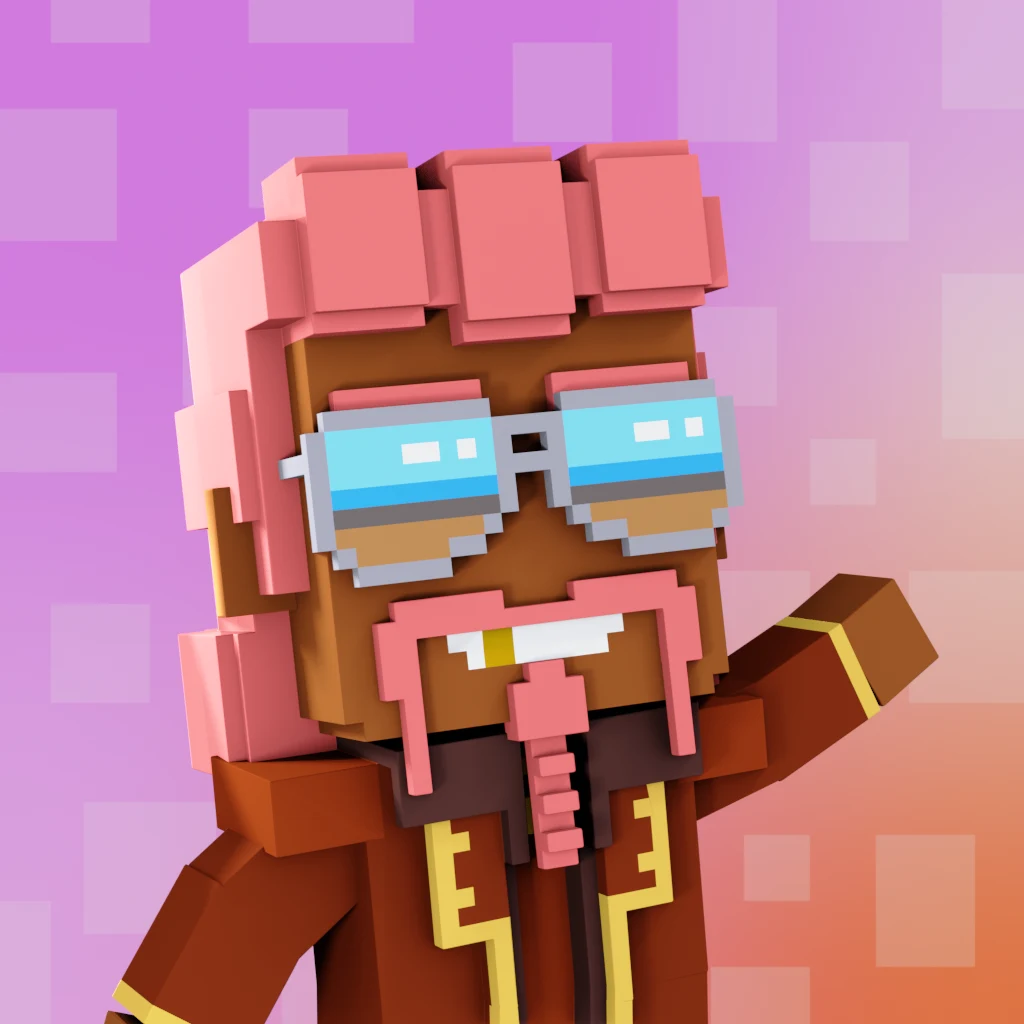 Pirate #6416 voxel render