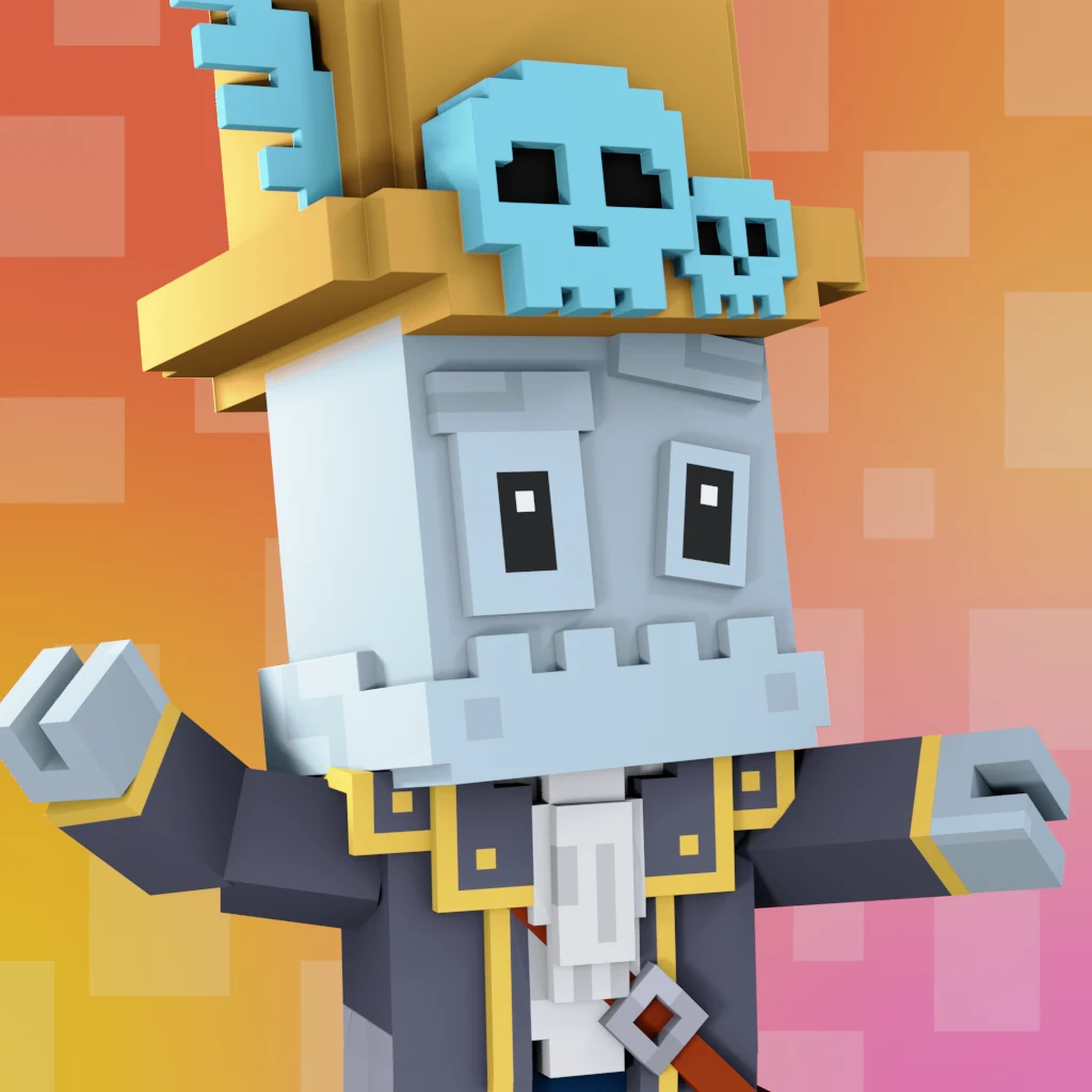 Pirate #6418 voxel render