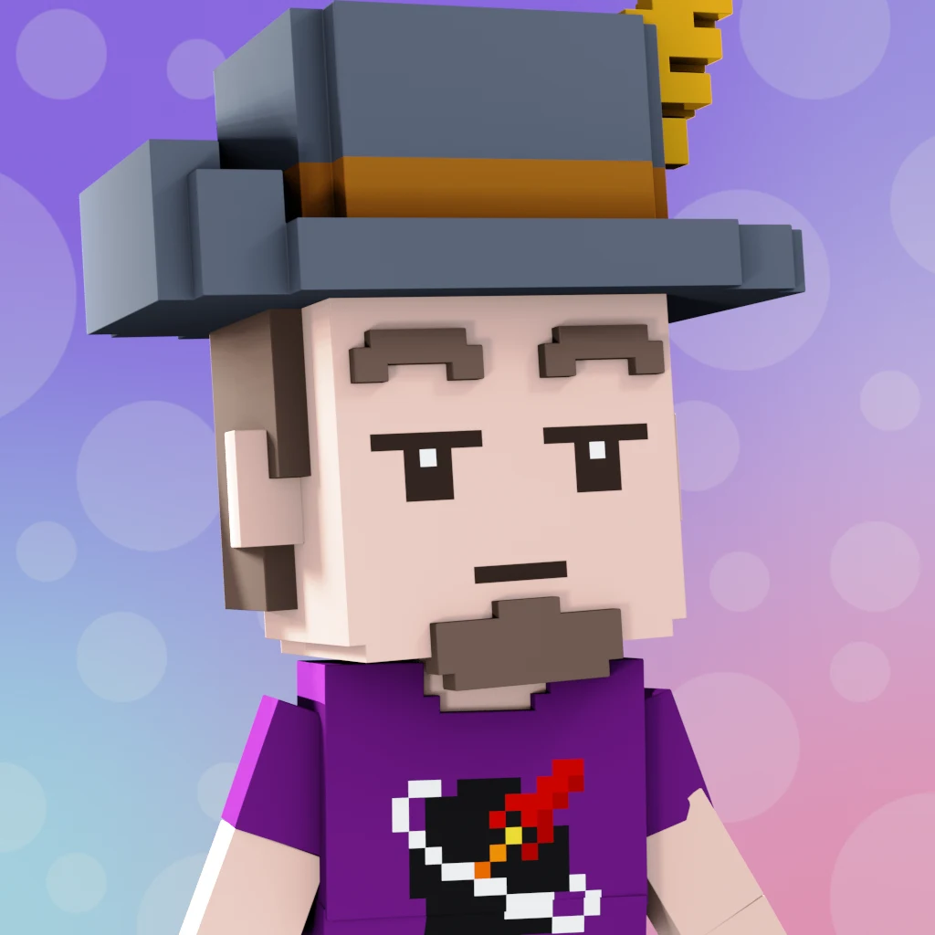 Pirate #6419 voxel render