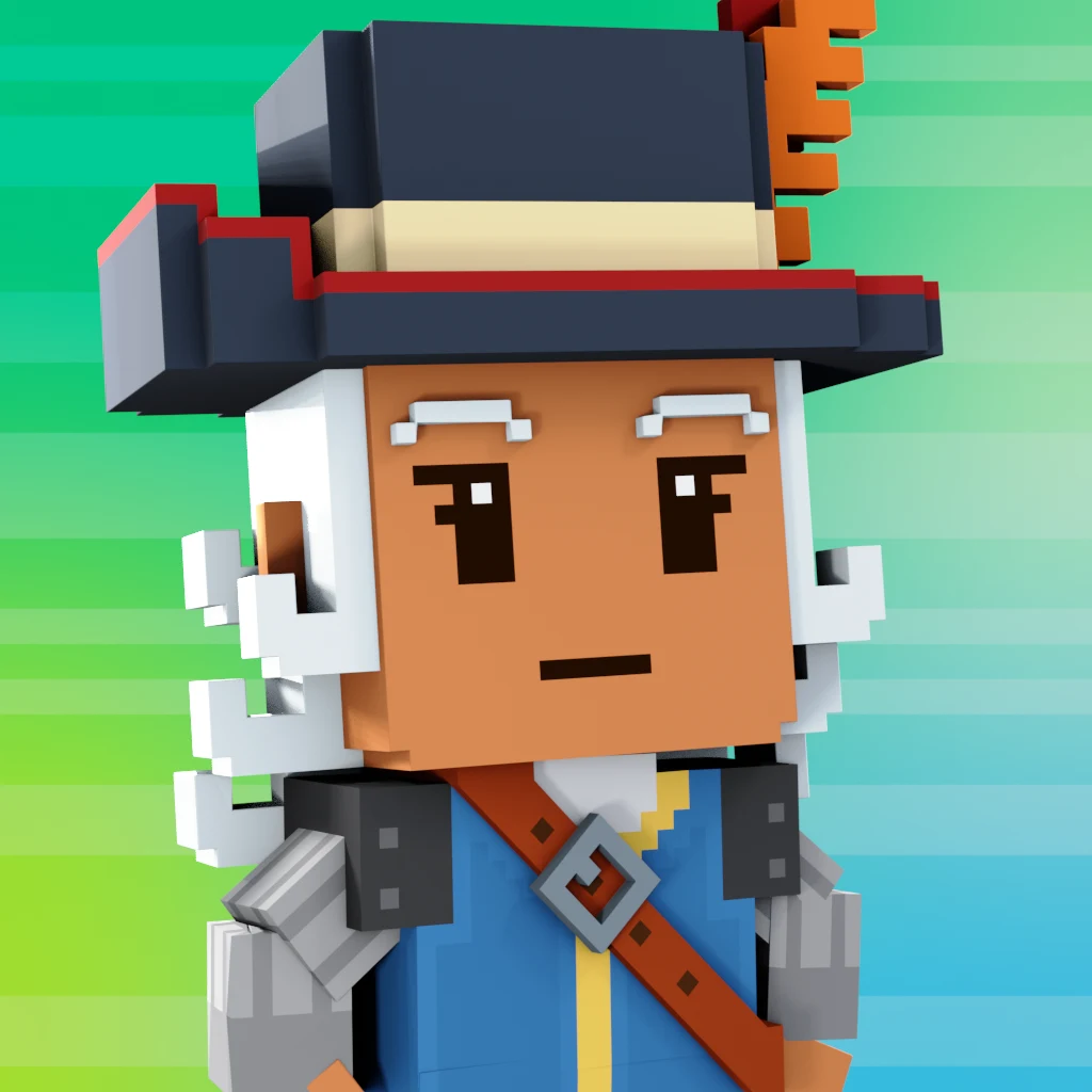 Pirate #6420 voxel render