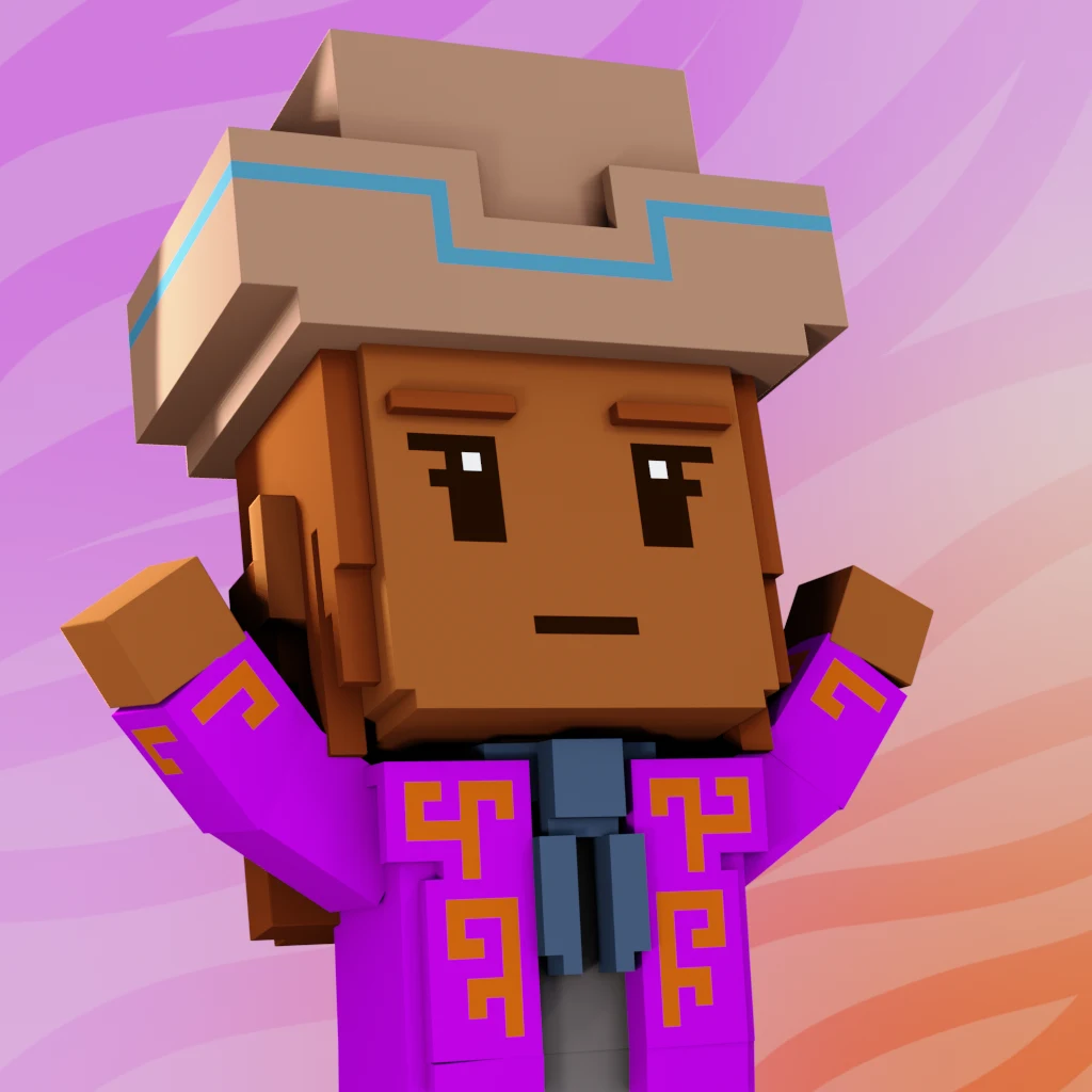 Pirate #6422 voxel render