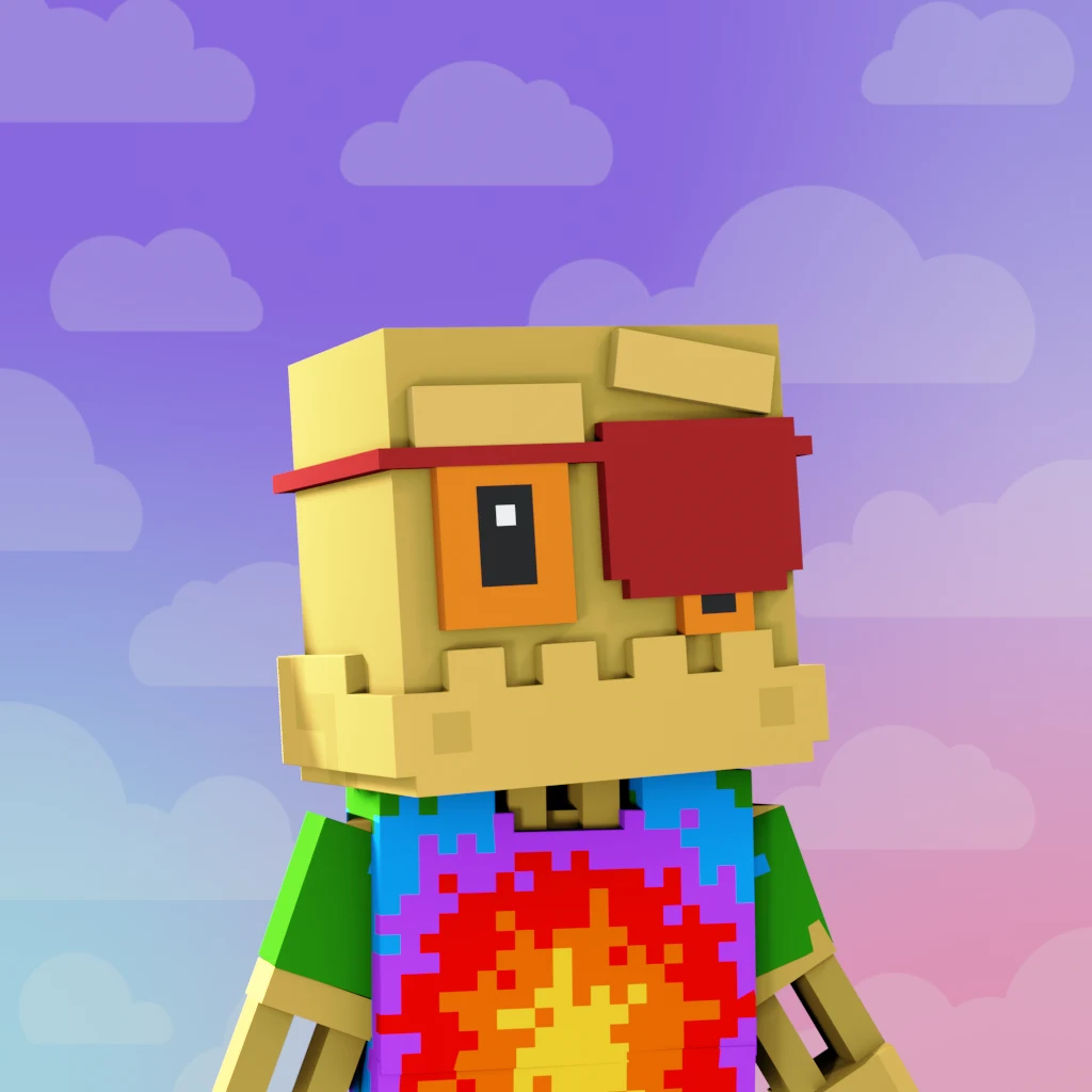 Pirate #6423 voxel render