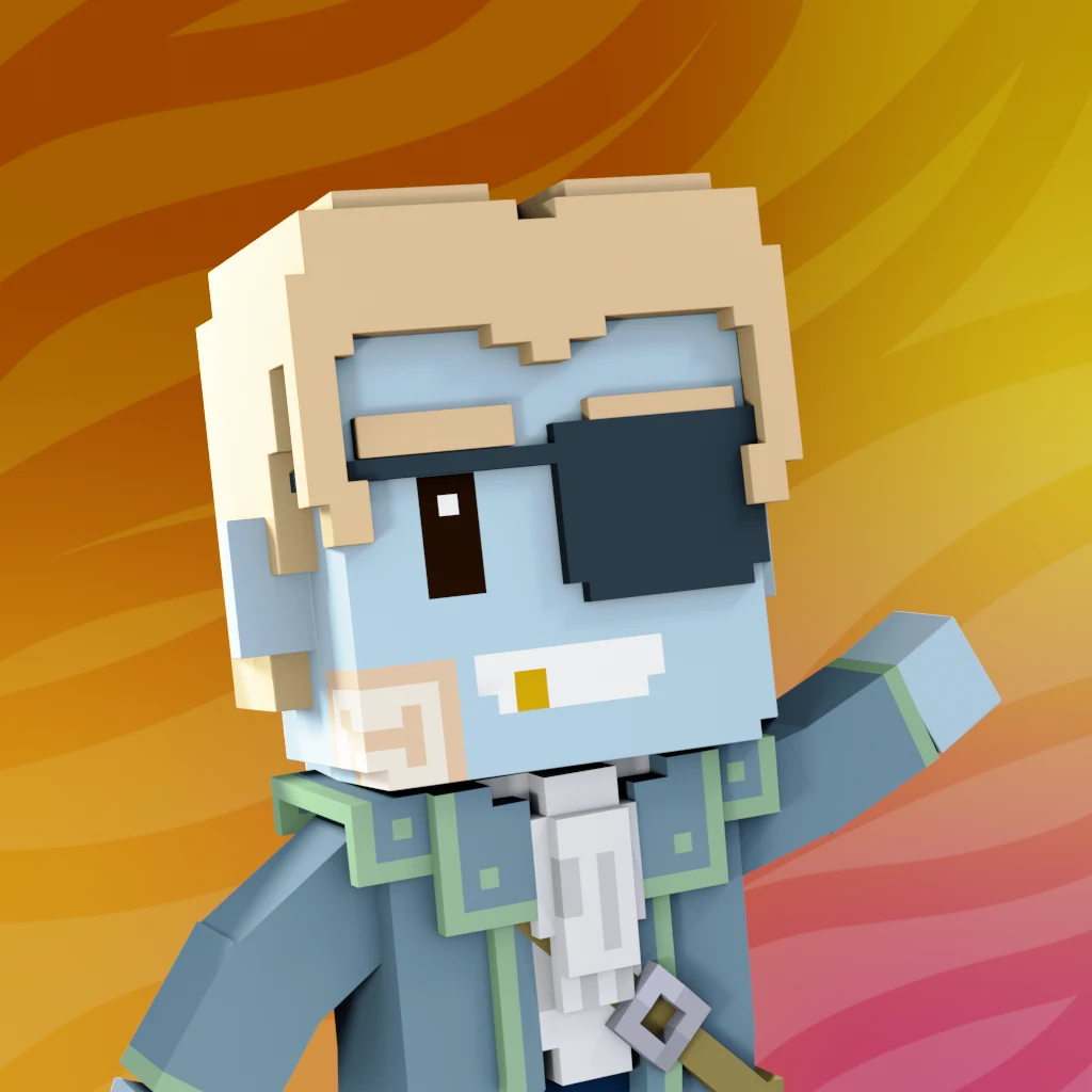 Pirate #6429 voxel render