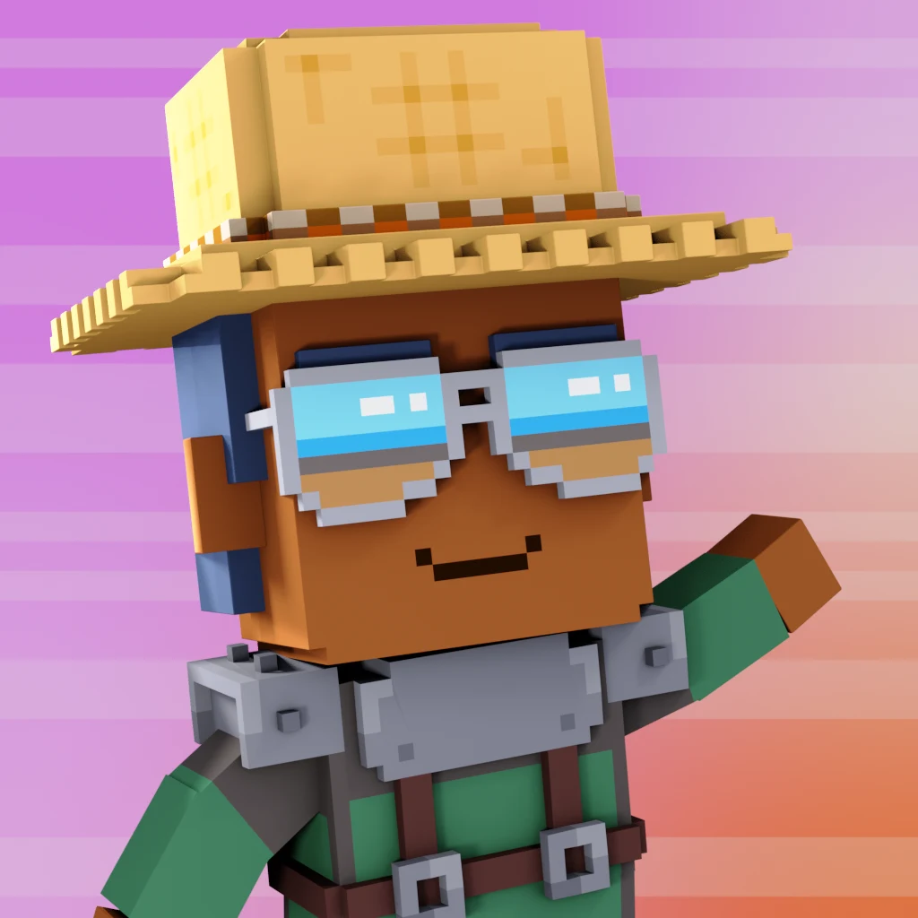 Pirate #643 voxel render