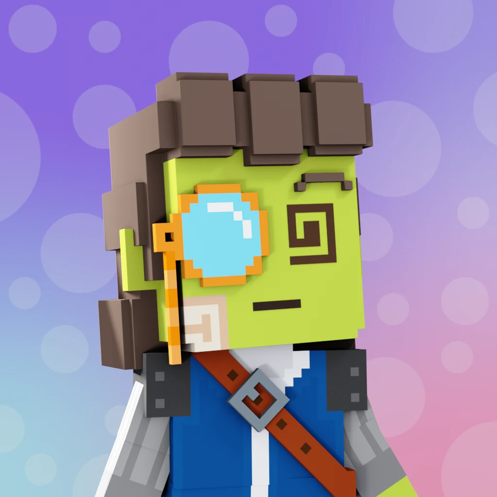 Pirate #6431 voxel render