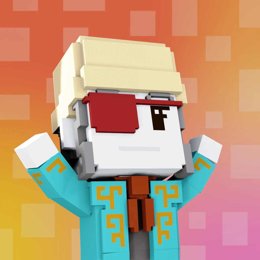 Pirate #6435 voxel render