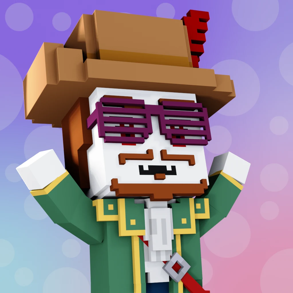 Pirate #6436 voxel render