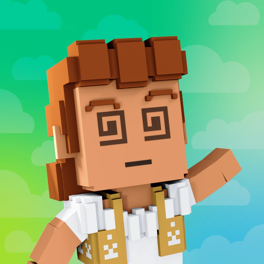 Pirate #6439 voxel render