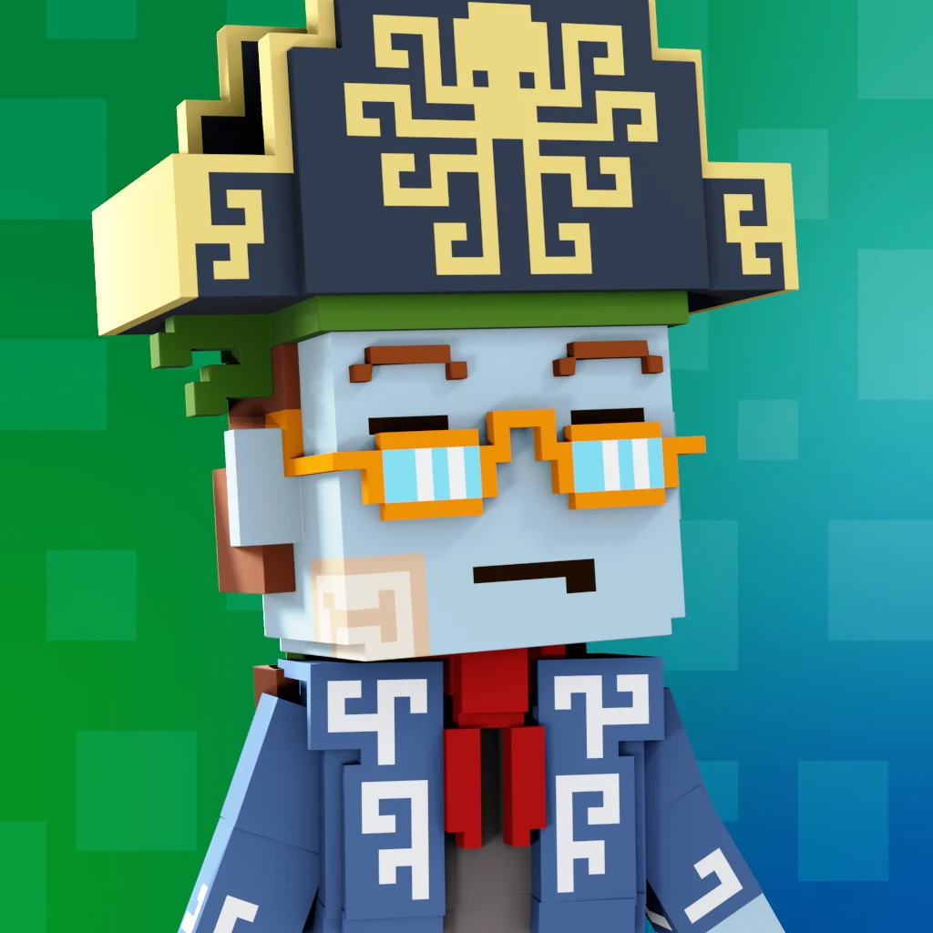 Pirate #6440 voxel render