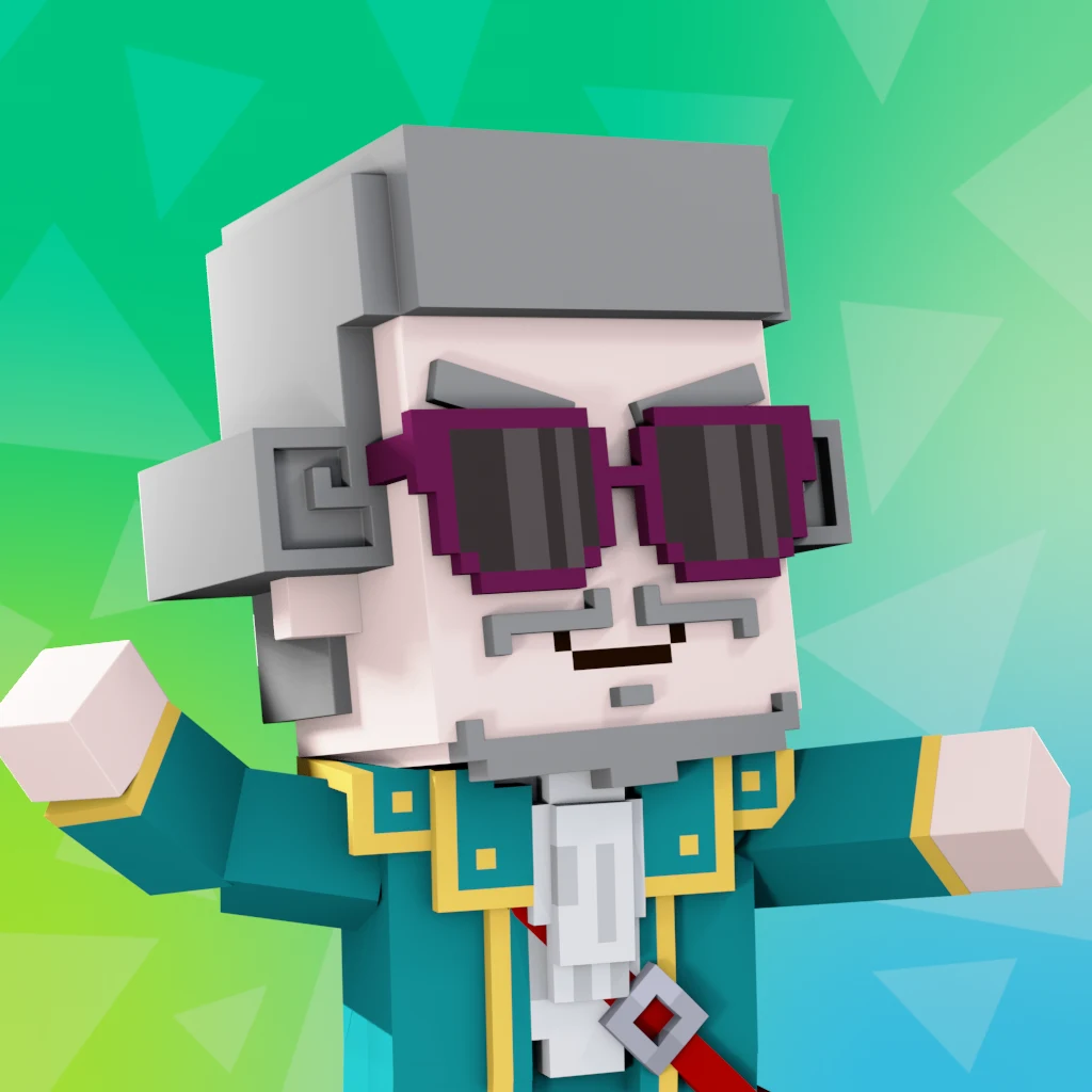 Pirate #6441 voxel render