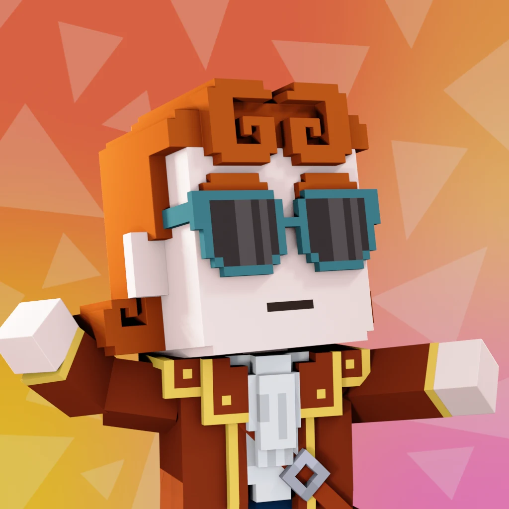 Pirate #6443 voxel render