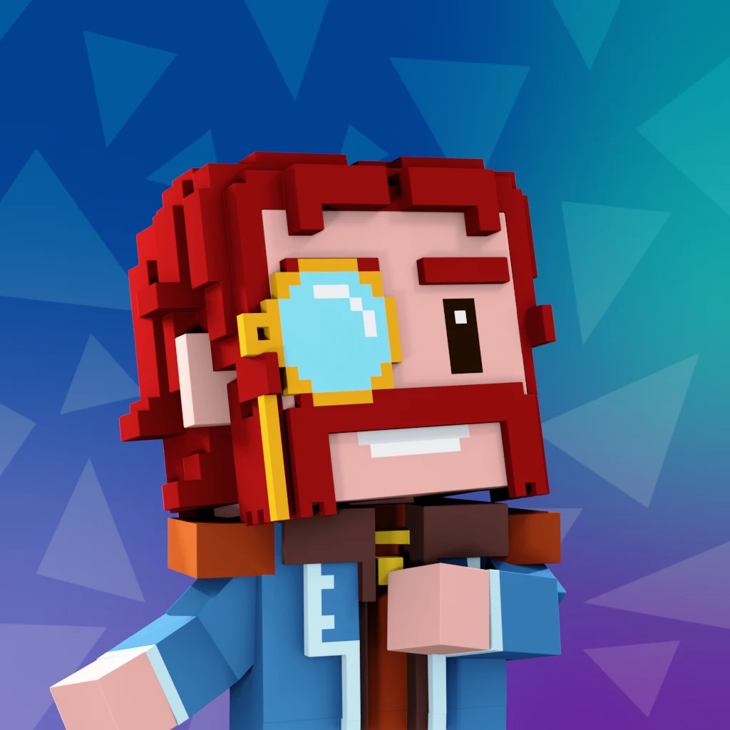 Pirate #6444 voxel render