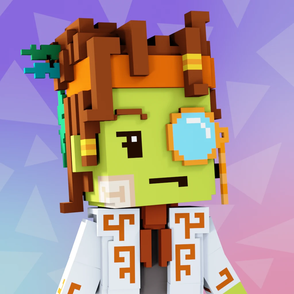 Pirate #6449 voxel render