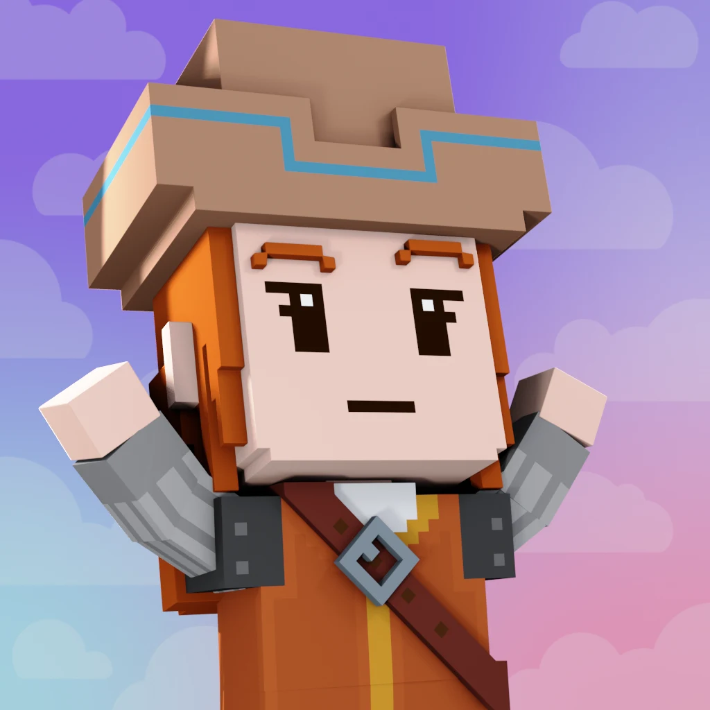 Pirate #645 voxel render