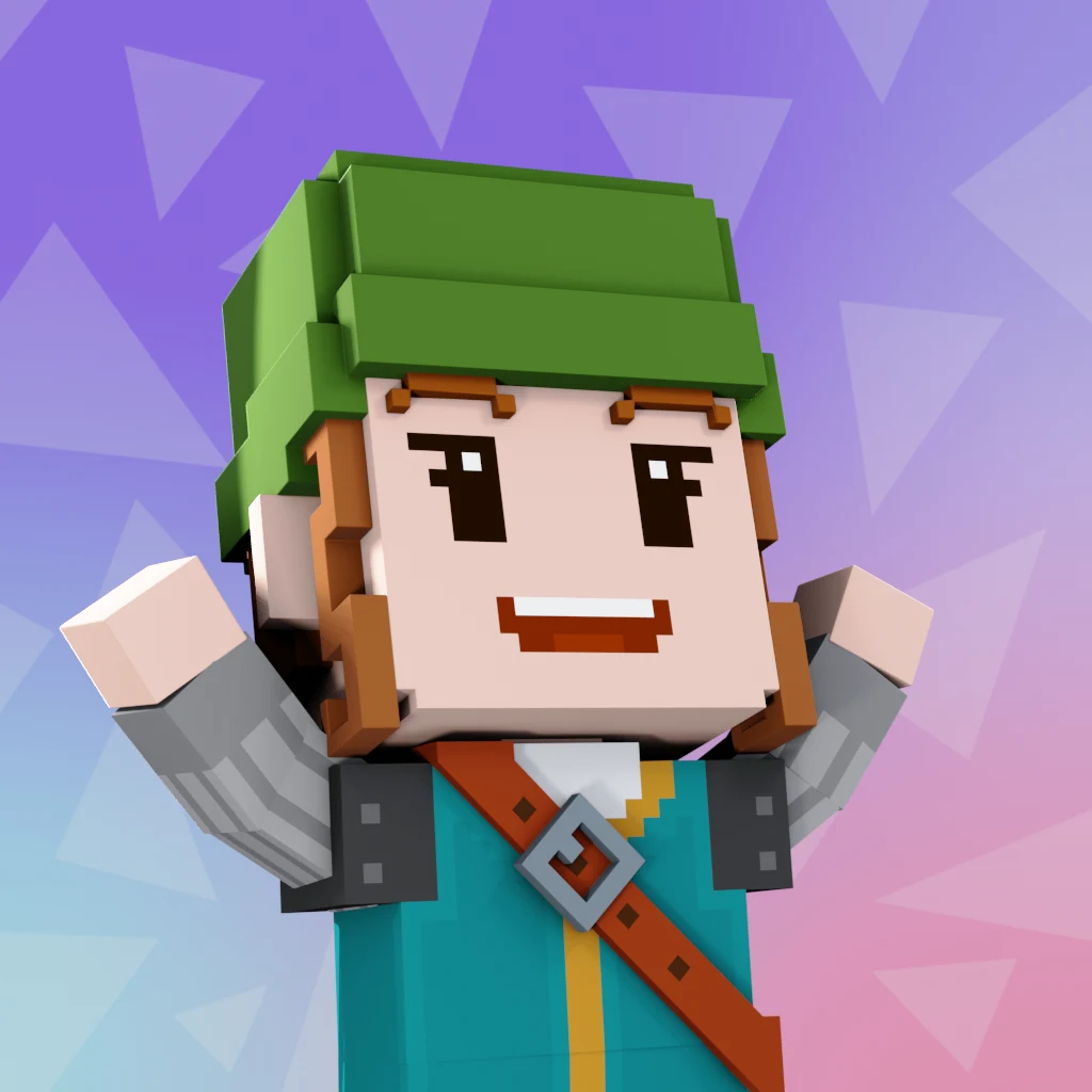 Pirate #6450 voxel render
