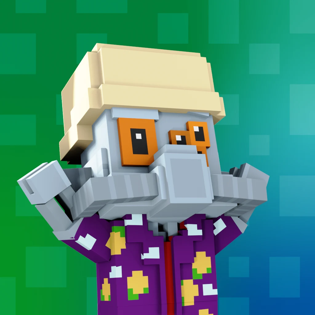 Pirate #6451 voxel render