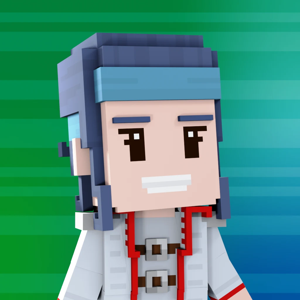 Pirate #6454 voxel render
