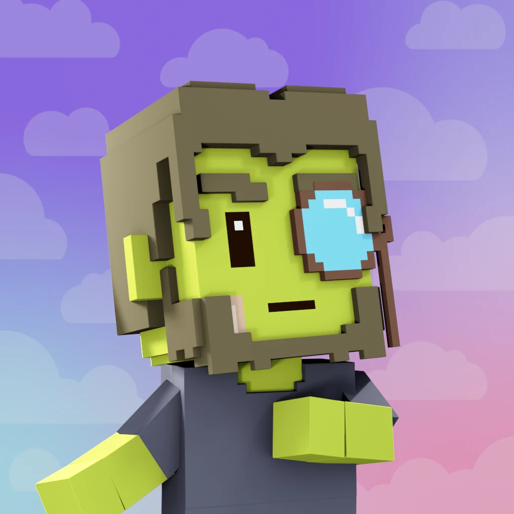 Pirate #6455 voxel render