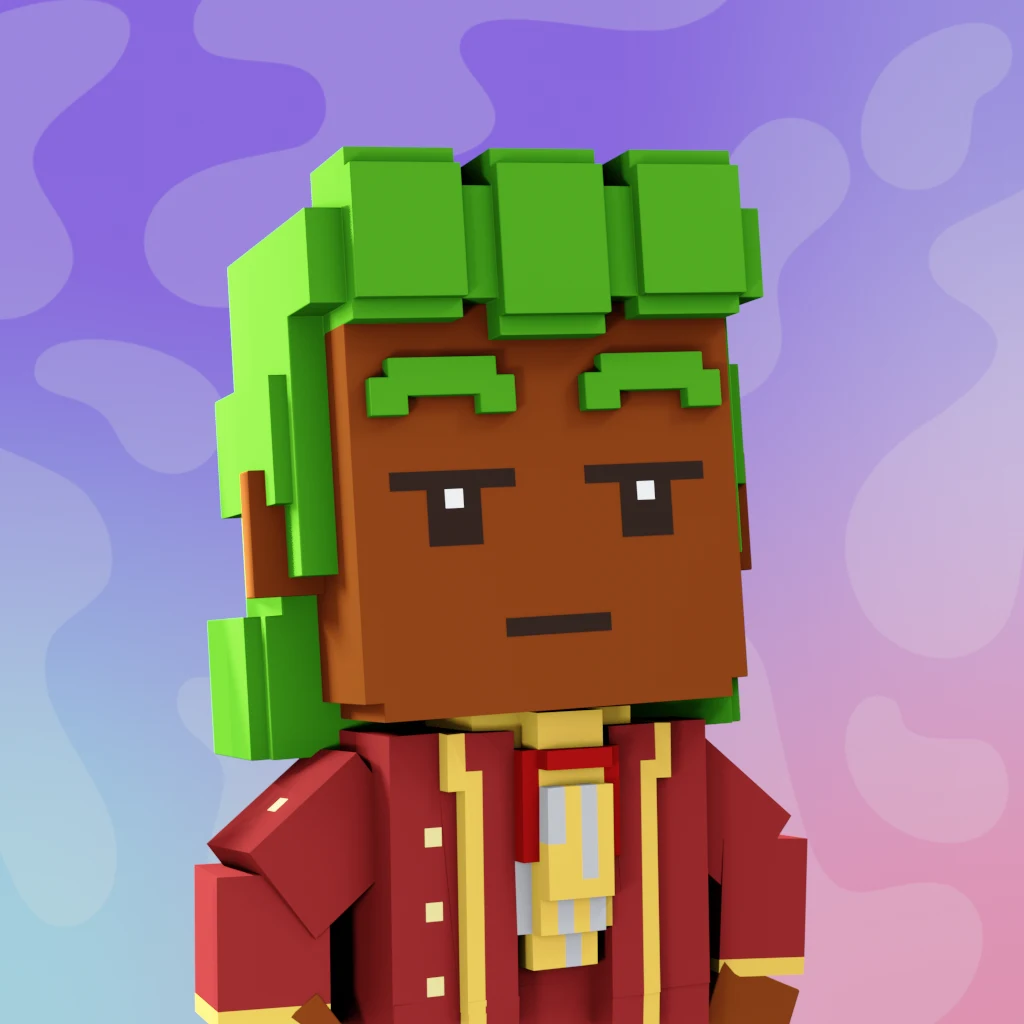 Pirate #6456 voxel render