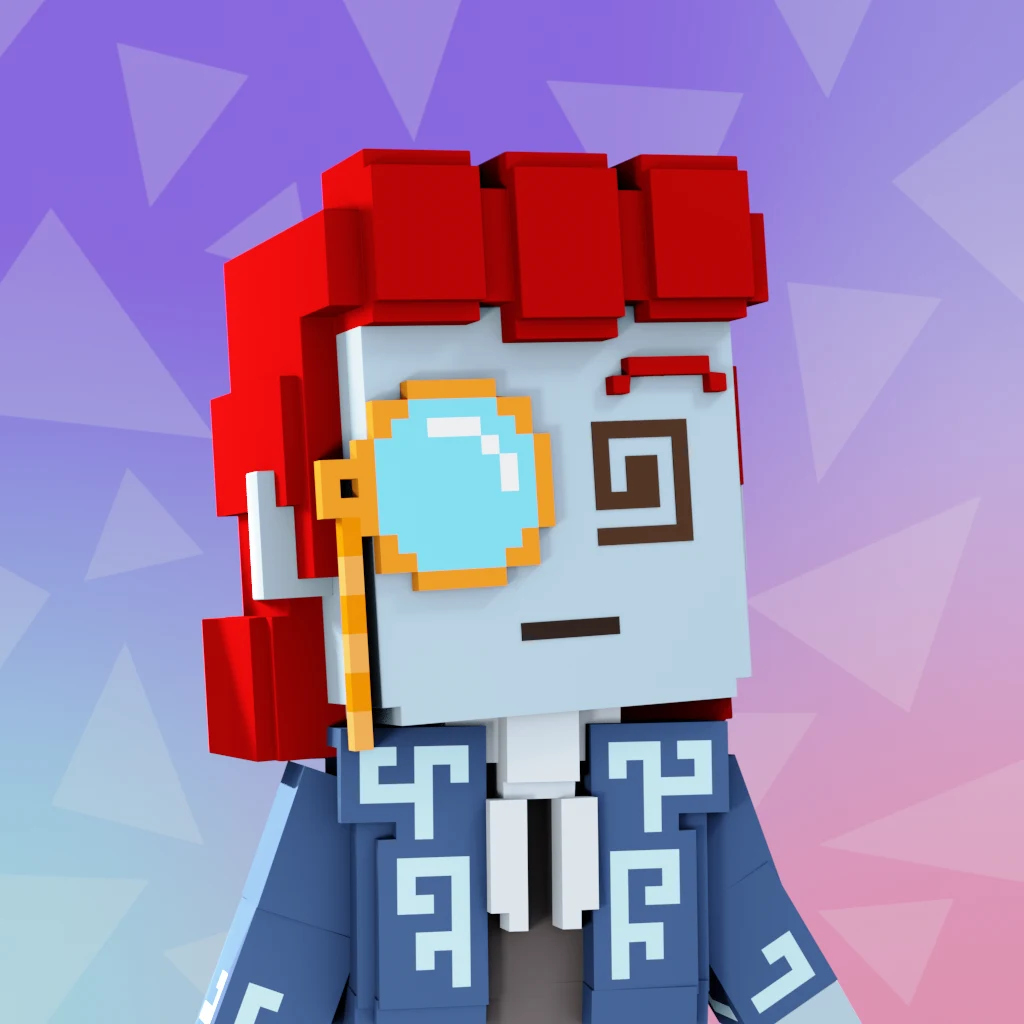 Pirate #6458 voxel render