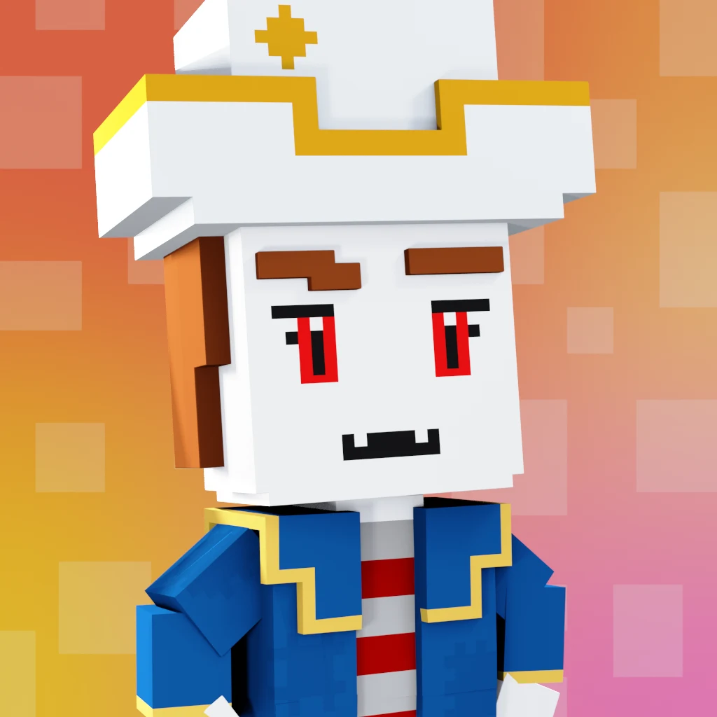 Pirate #6459 voxel render