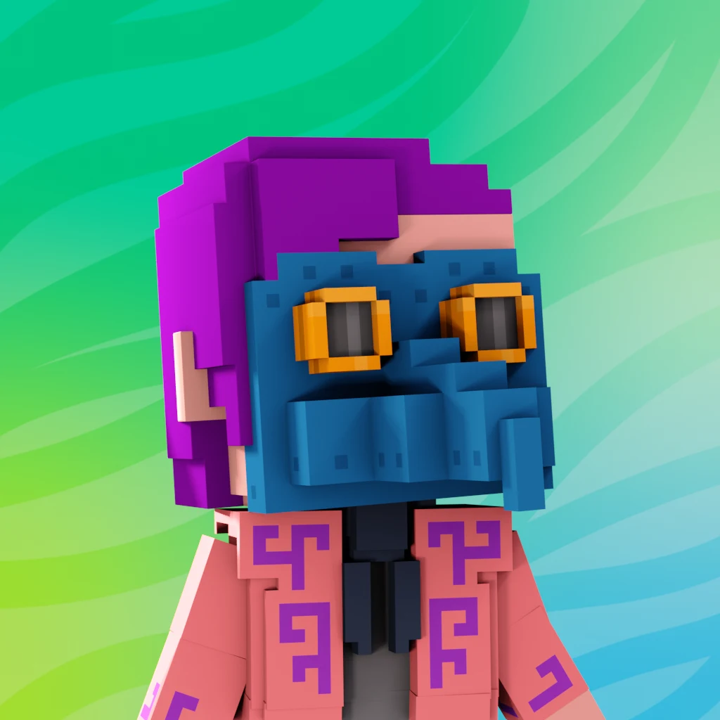 Pirate #6460 voxel render