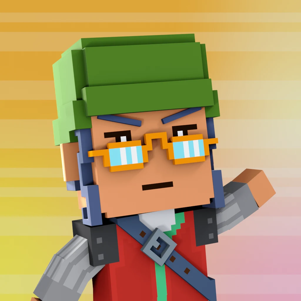 Pirate #6461 voxel render
