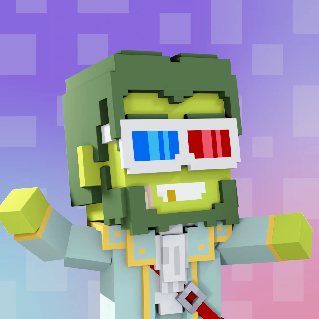 Pirate #6467 voxel render
