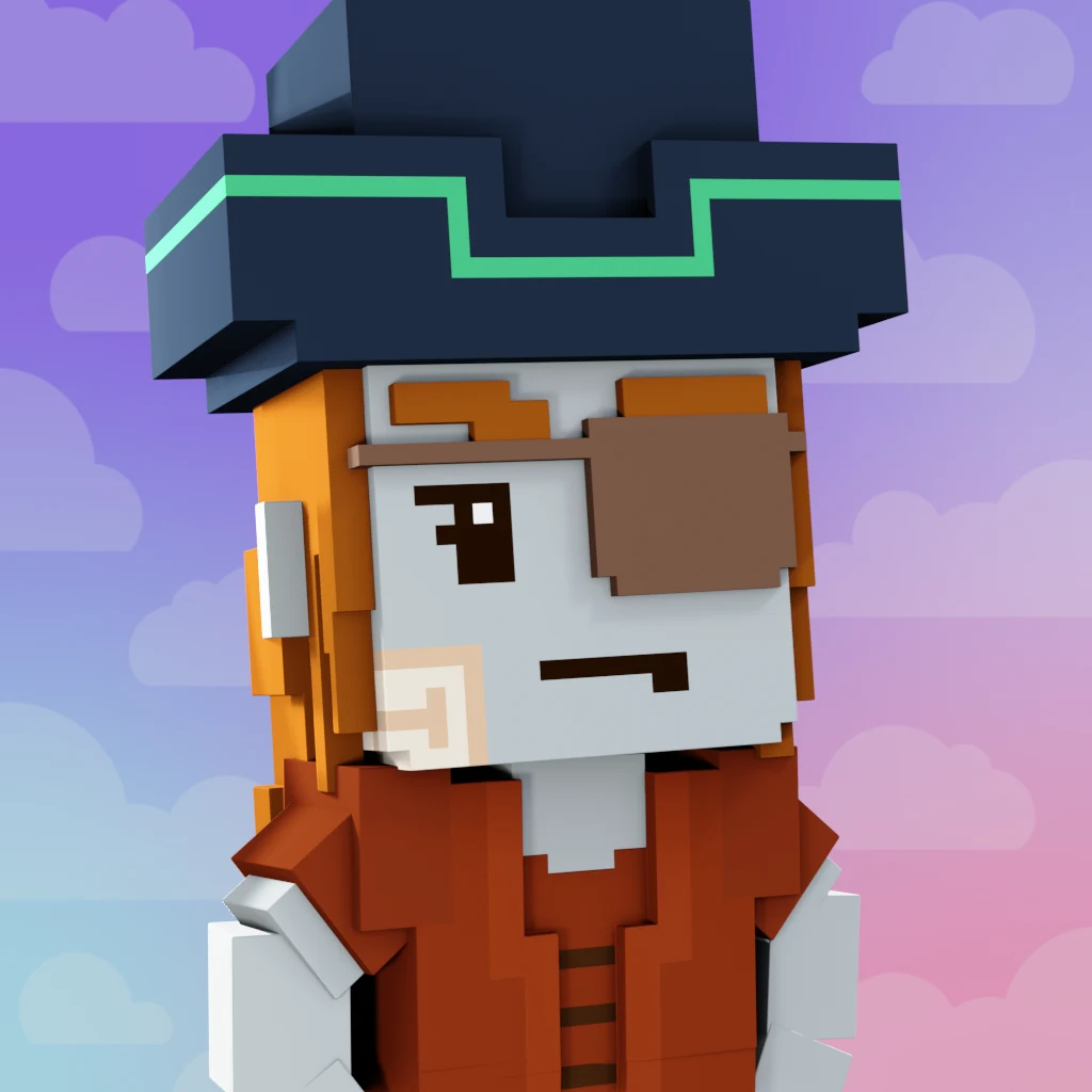 Pirate #6468 voxel render