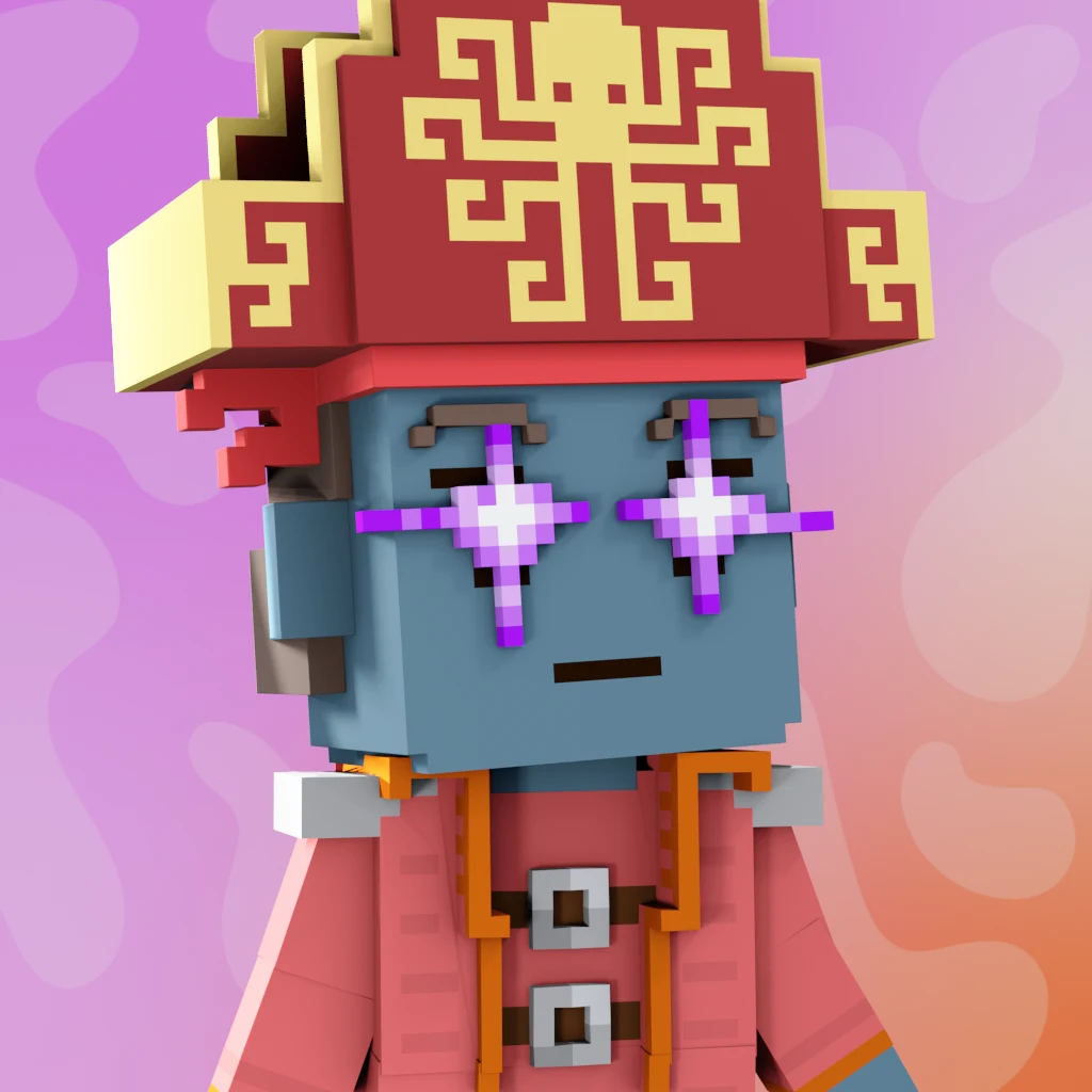 Pirate #6469 voxel render