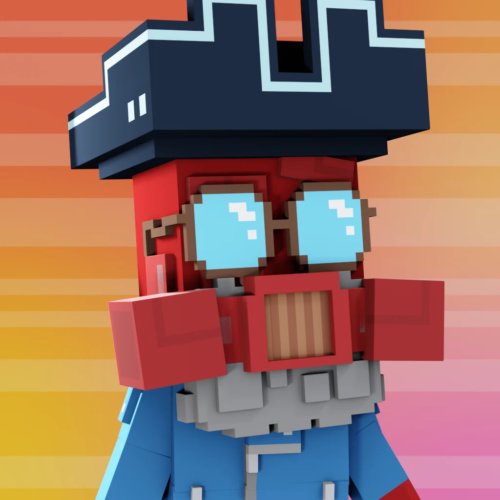 Pirate #6470 voxel render