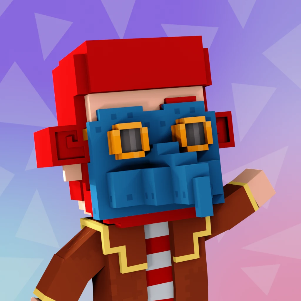 Pirate #6472 voxel render