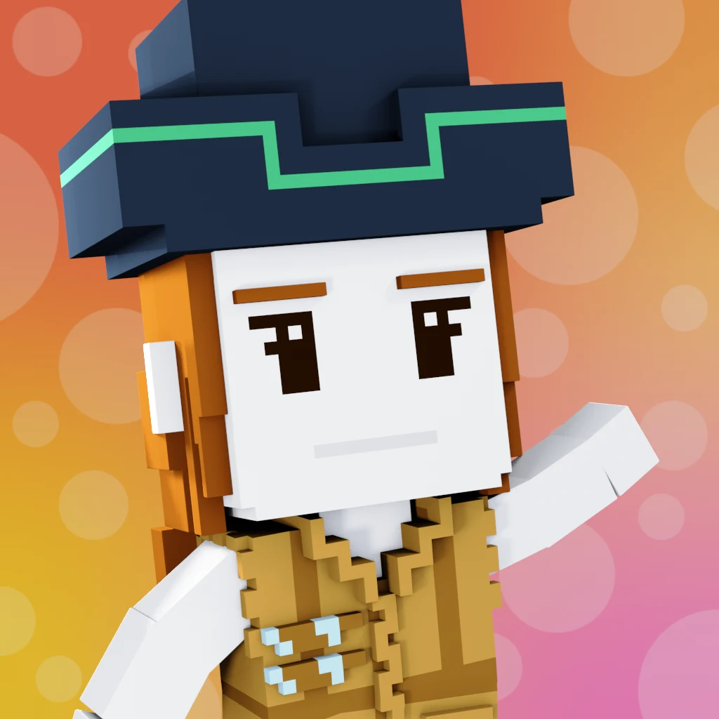 Pirate #6475 voxel render