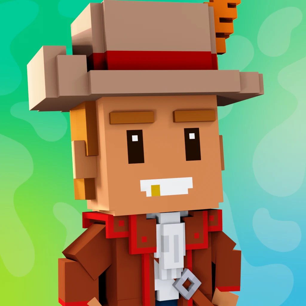Pirate #6476 voxel render