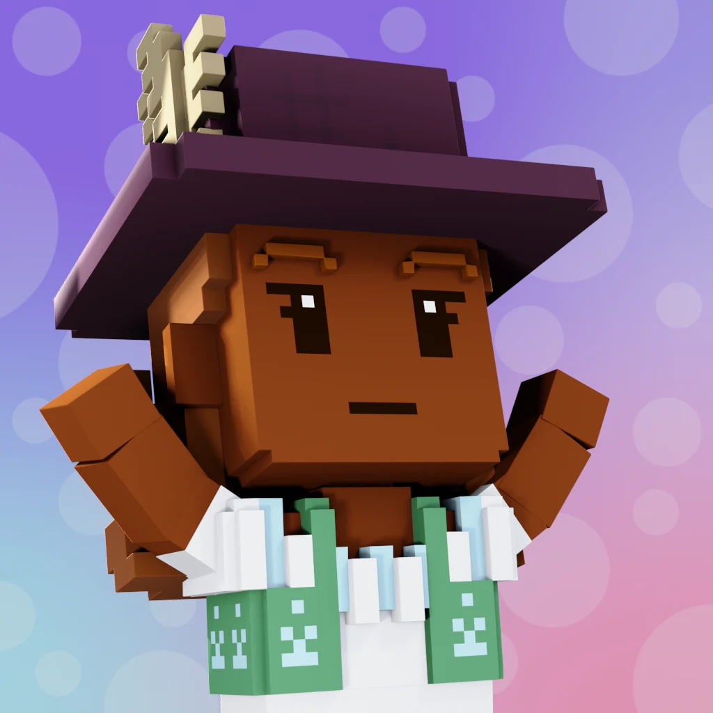 Pirate #6479 voxel render